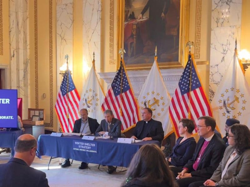 Governor McKee and Secretary Pryor outline Rhode Island’s strategy for addressing homelessness this winter