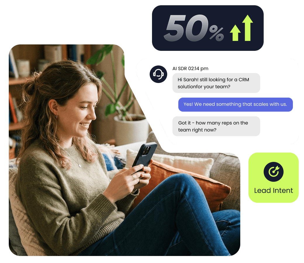 Conversational Sales Hero Banner Conversational Sales Hero Banner