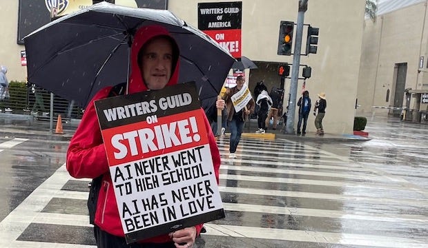 Artificial Intelligence predicts how the writers strike will end