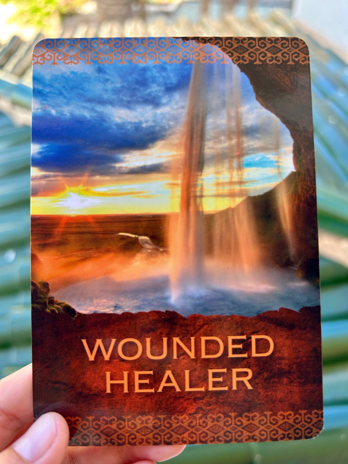 Wounded Healer - Native Spirit oracle cards