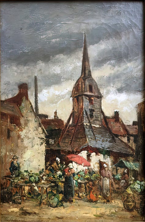 Boudin, Dubourg, Friesz, Guerard, Jongkind, Le Sidaner, Lee-Hankey, Monet, Parrott