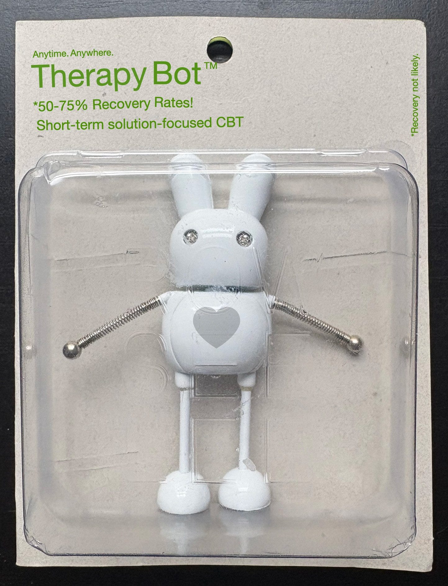 Therapy Bot in a plastic retail package