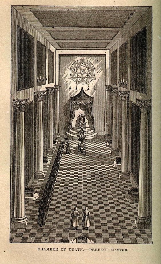 1870 FREEMASONRY SECRETS & SYMBOLISM Masonic KNIGHTS TEMPLAR Occult ...