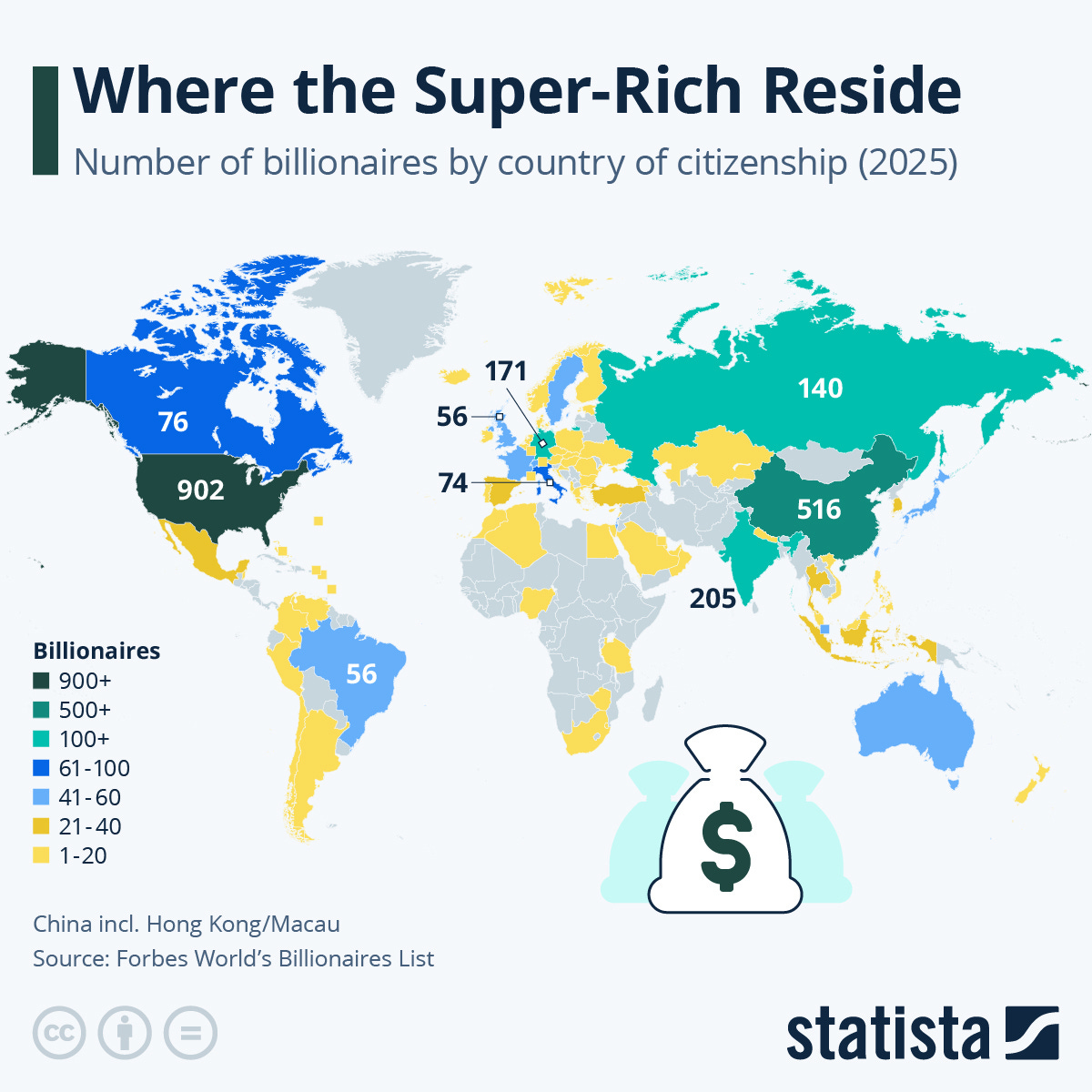 Infographic: Where the Super-Rich Reside | Statista