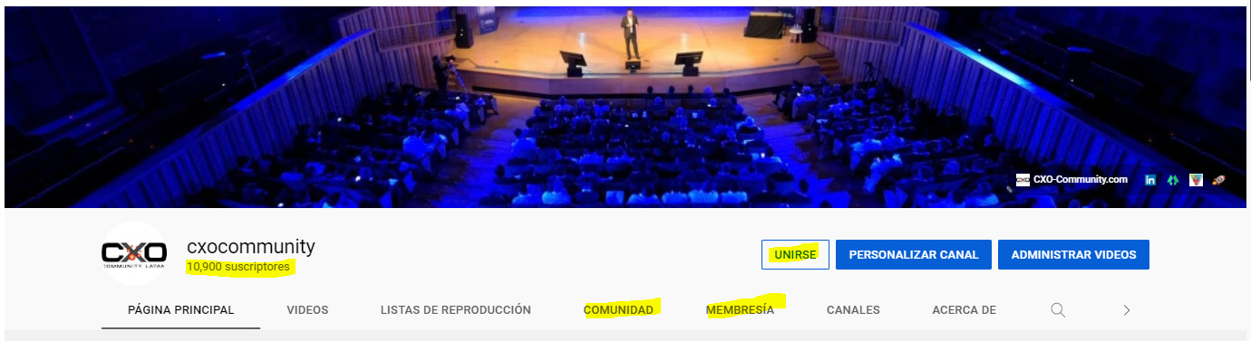 Youtube Membresía: Canal CXO Community Youtube Membresía: Canal CXO Community