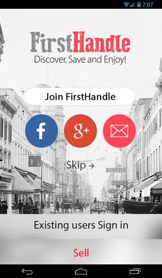 FirstHandle - Deals on the go!- screenshot FirstHandle - Deals on the go!- screenshot