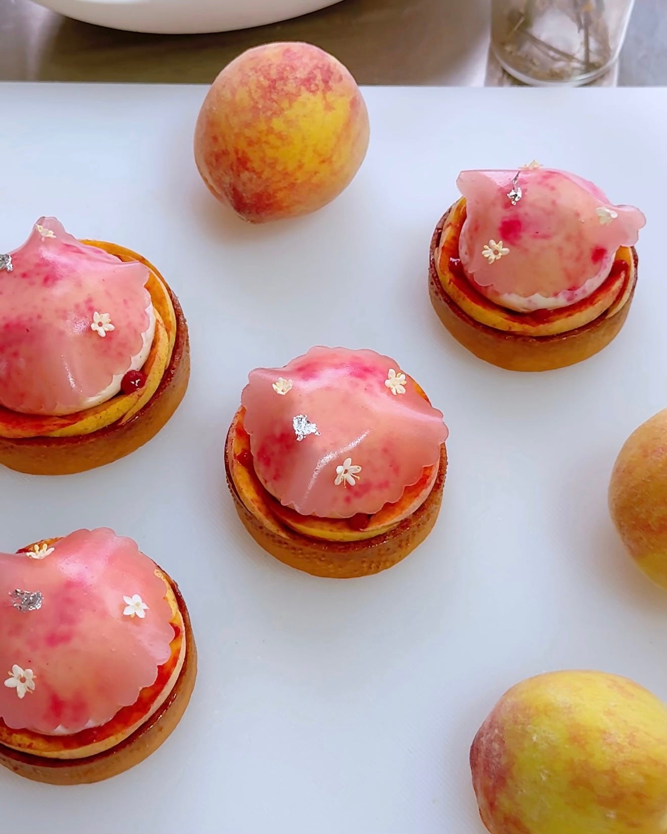 Peach Melba Tart - Soohyun Lee