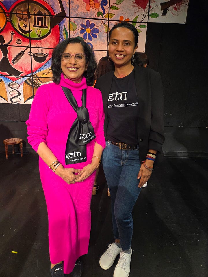 The co-founder and the artist