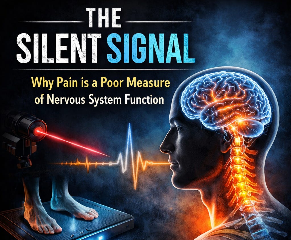 The Silent Signal: Why pain is a poor measure of nervous system function