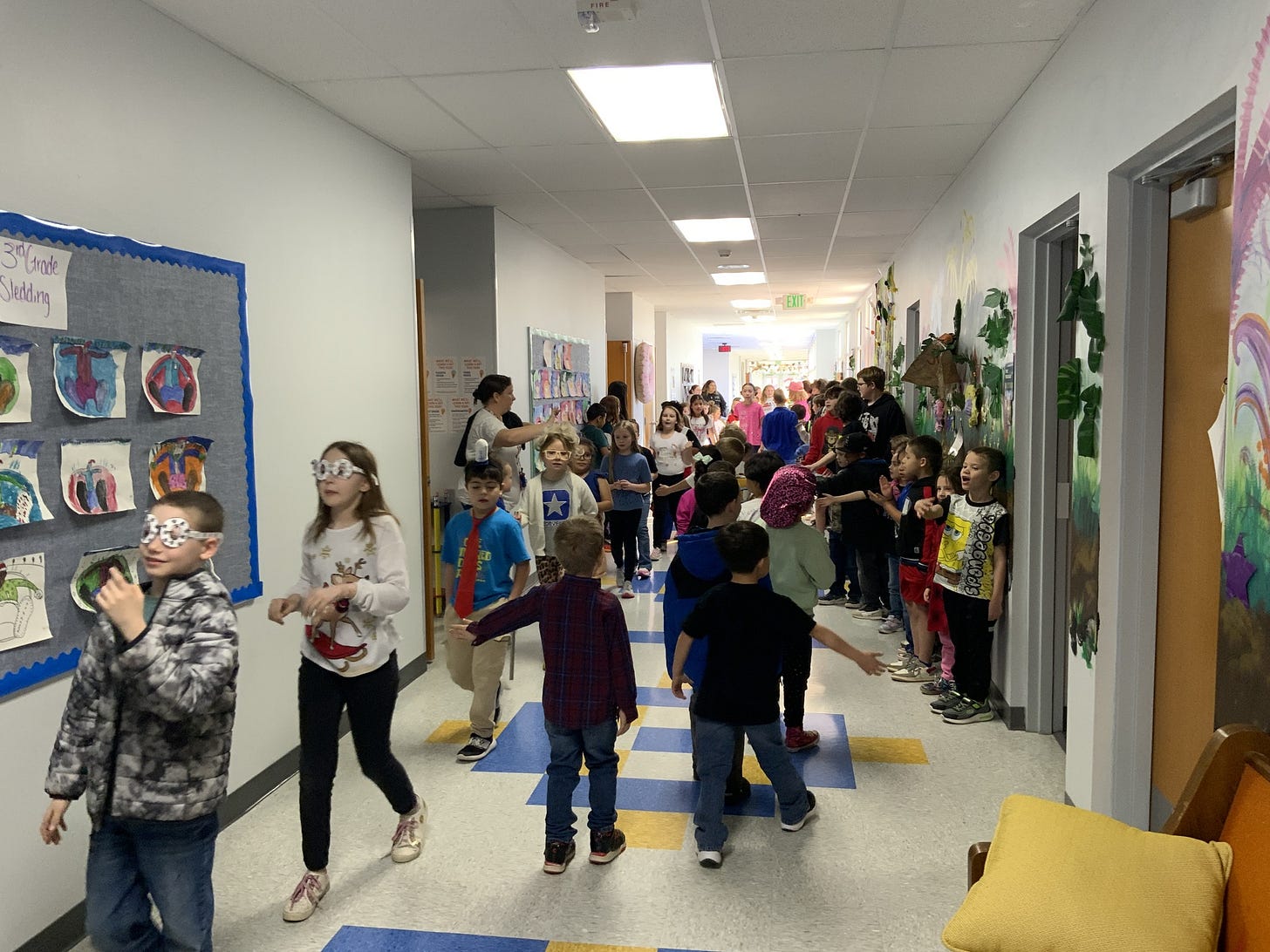 Kids in Las Animas school district celebrate 100 days of school last month. (Credit: Colorado Department of Education)