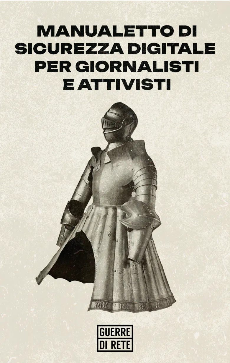 Guerre di Rete - Scarica il manualetto di sicurezza digitale