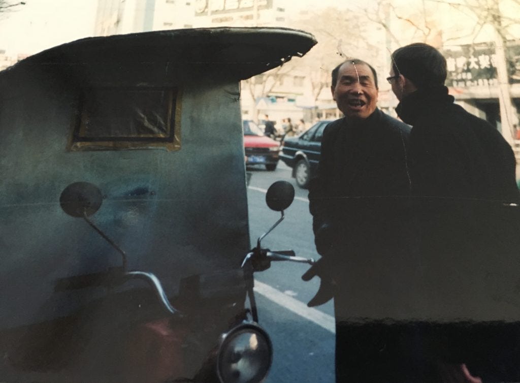 Xian China Motorcycle Taxi Driver Xian China Motorcycle Taxi Driver