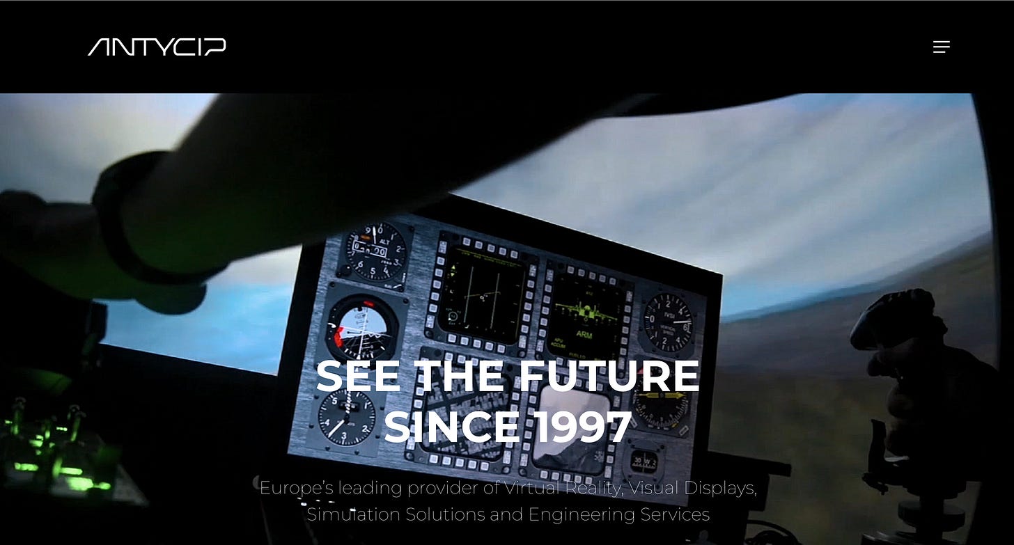 Antycip Simulation – Strategic Technology Profile for Defence and Training