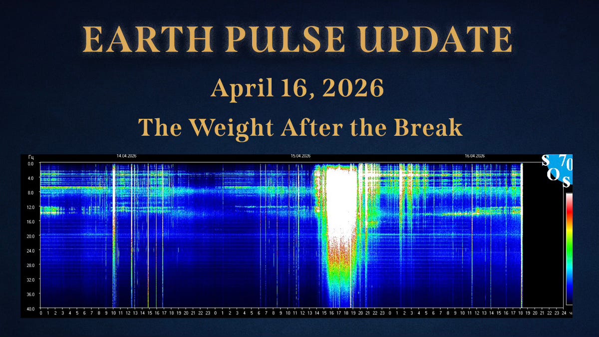 ⚡Earth Pulse Update - April 16 | 🜂 The Weight After the Break