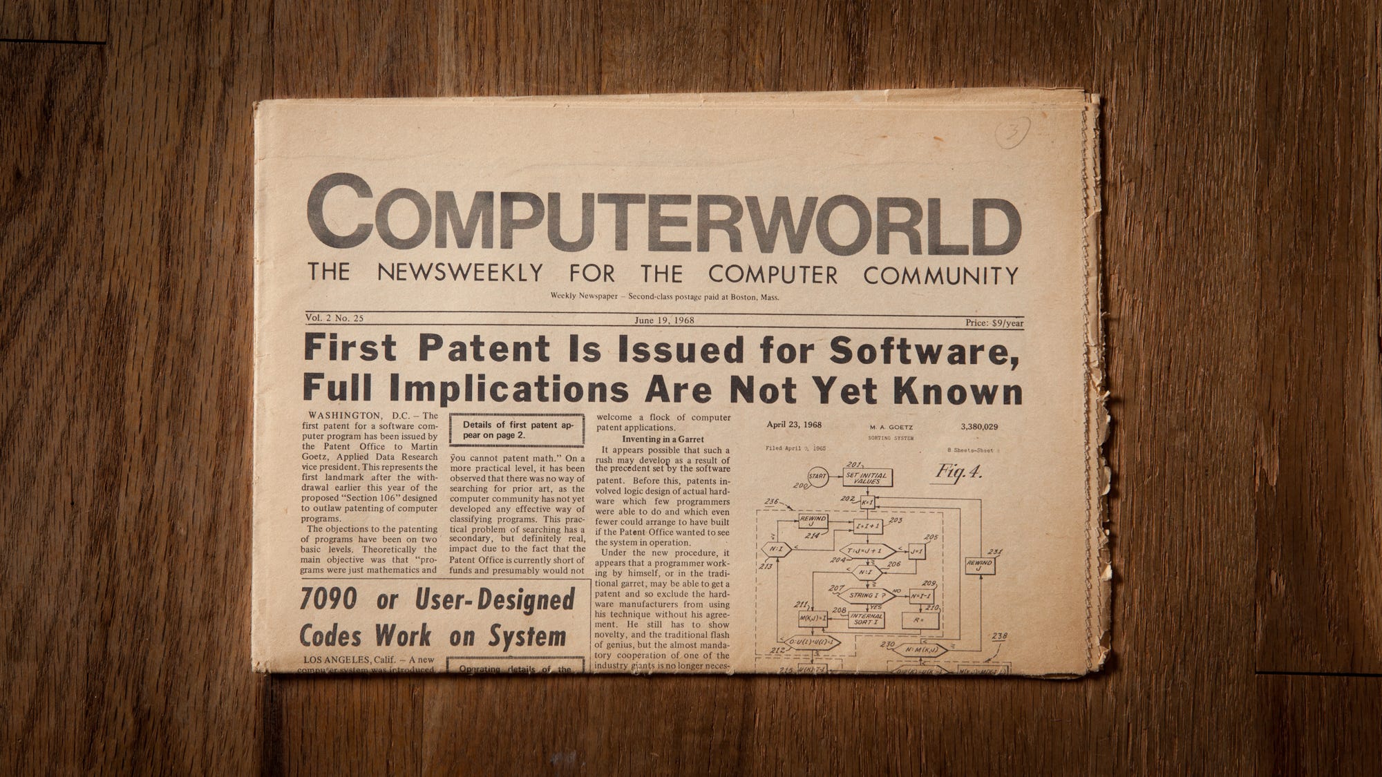 The Story of The First Software Patent - by David Friedman