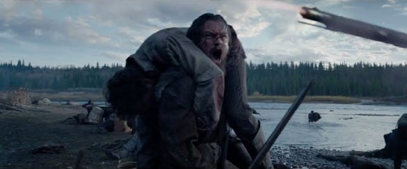 Leonardo DiCaprio stars in "The Revenant," a 2015 20th Century Fox release. Leonardo DiCaprio stars in "The Revenant," a 2015 20th Century Fox release.