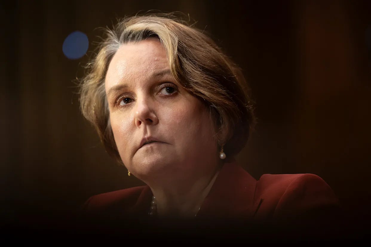 Abigail Slater Says She's Departing As Justice Department's Antitrust Chief; Exit Comes As Division Reviews Netflix-Warner Bros. Merger Abigail Slater Says She's Departing As Justice Department's Antitrust Chief; Exit Comes As Division Reviews Netflix-Warner Bros. Merger