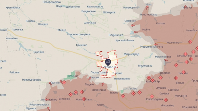 Russia edges towards Pokrovsk semi-encirclement in Donetsk Oblast |  Ukrainska Pravda
