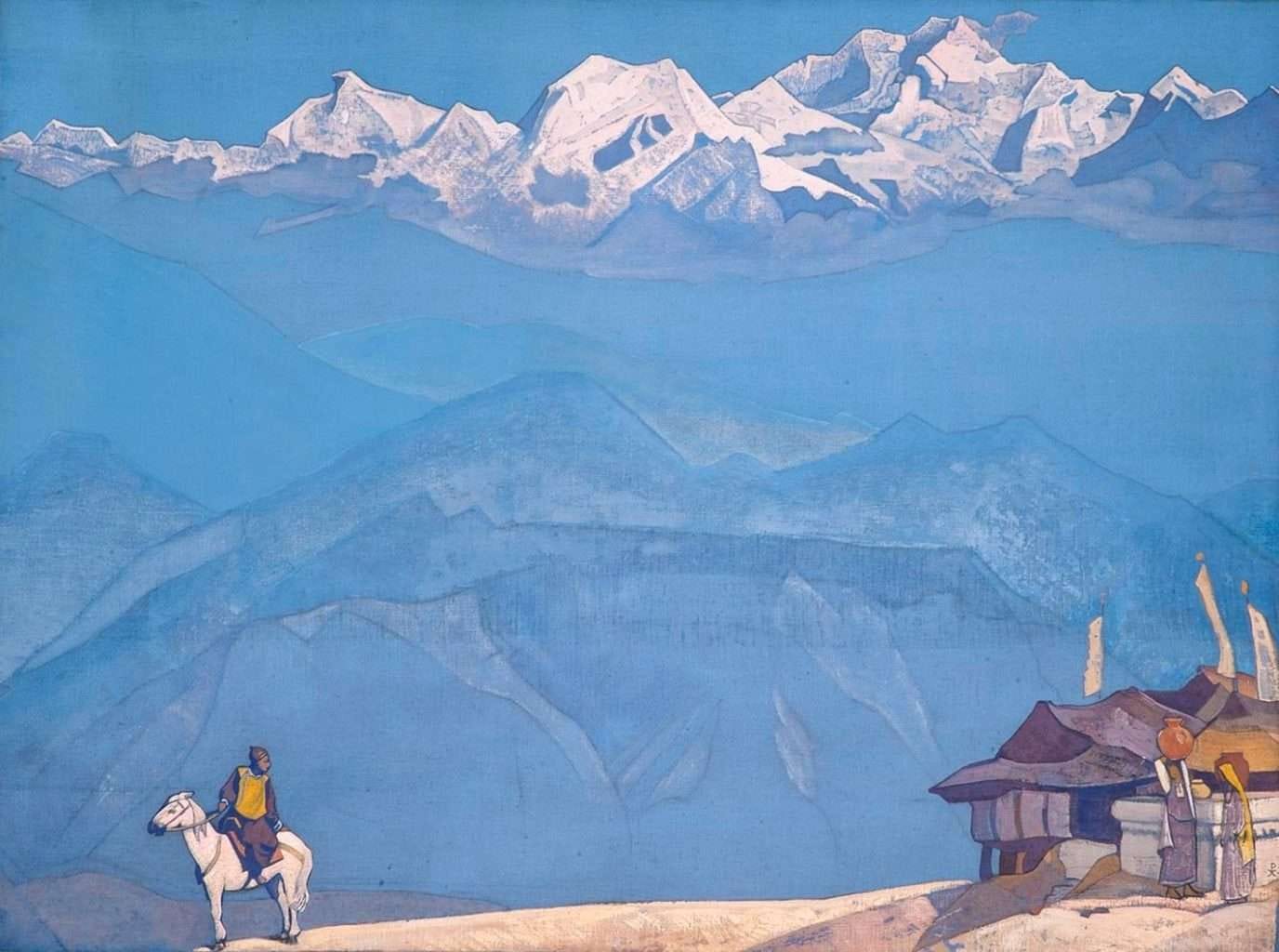 Explore the Himalayas : Paintings by Nicholas Roerich