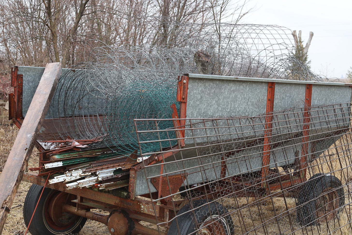 flair box holding fencing supplies