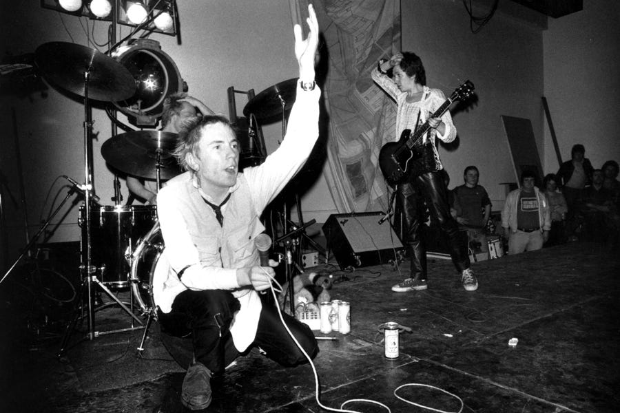 Photo of the Sex Pistols by Graham Wood