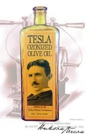 Istorija ozonizovanog maslinovog ulja Istorija ozonizovanog maslinovog ulja  počela je još davne 1904. godine. Prvi koji ga je proizveo i distribuirao  bio je Nikola Tesla. On je 1900 godine osnovao firmu "Tesla