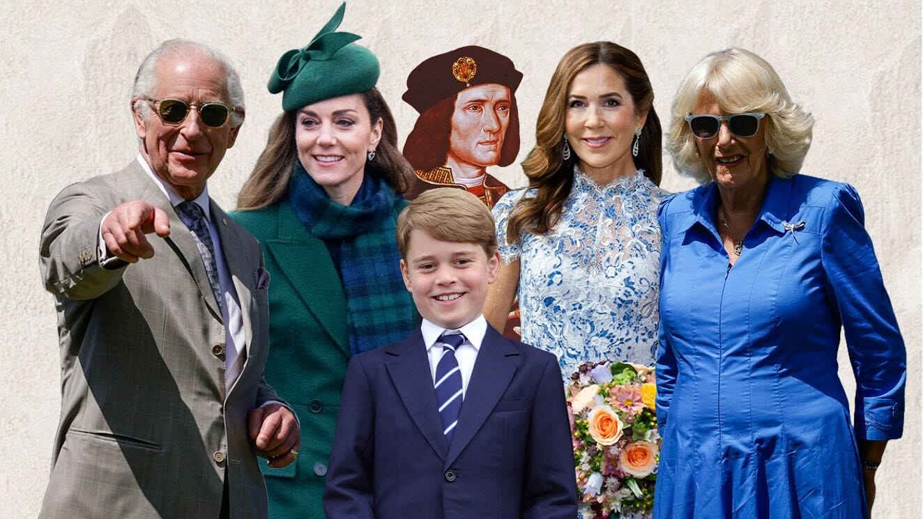 Royals including King Charles, Princess Kate and Prince George