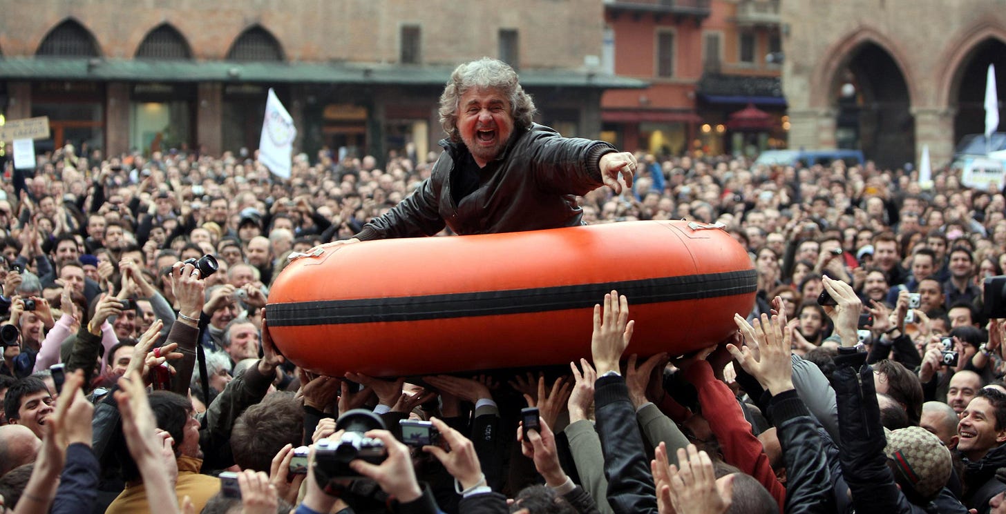 EXCLUSIVE: Interview with Beppe Grillo, Leader of the MoVimento 5 Stelle  Political Party | ITALY Magazine