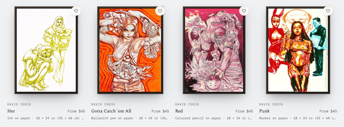 Artworks by David Codjo