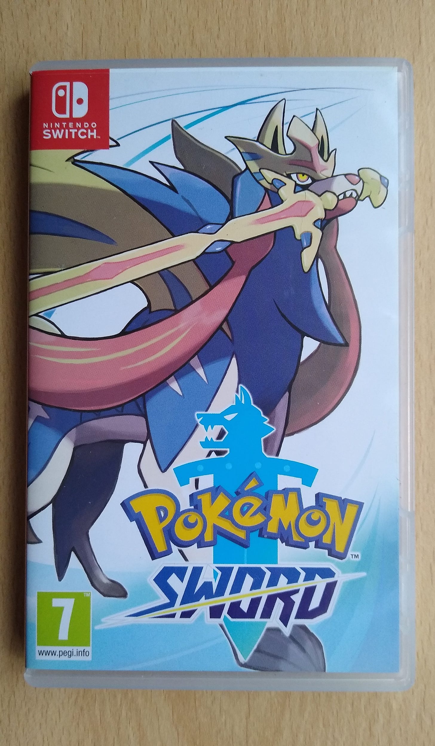 My copy of Pokémon Sword