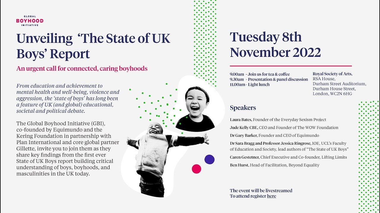 Unveiling "The State of UK Boys" Report - YouTube Unveiling "The State of UK Boys" Report - YouTube