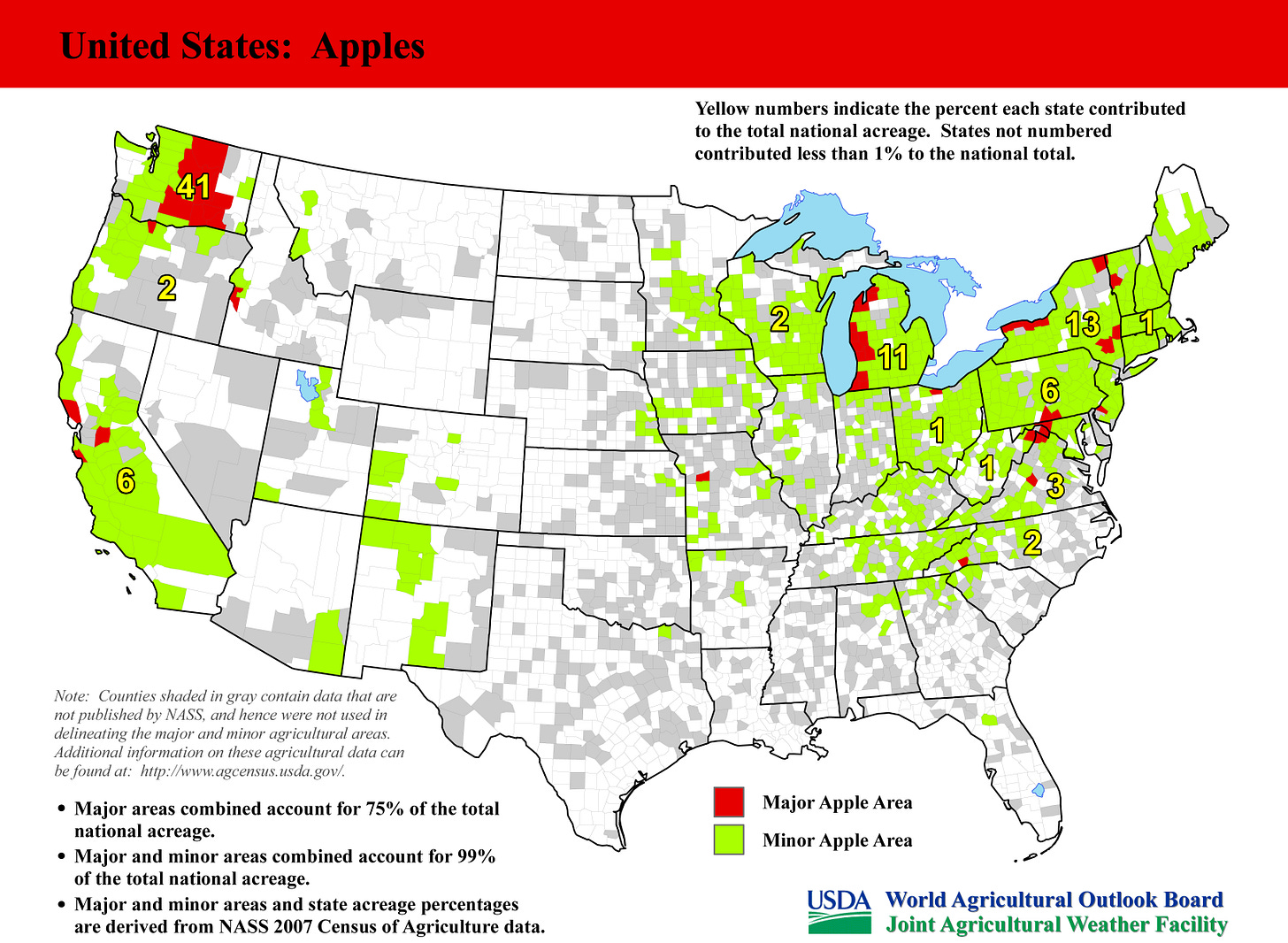 Apples in US Apples in US