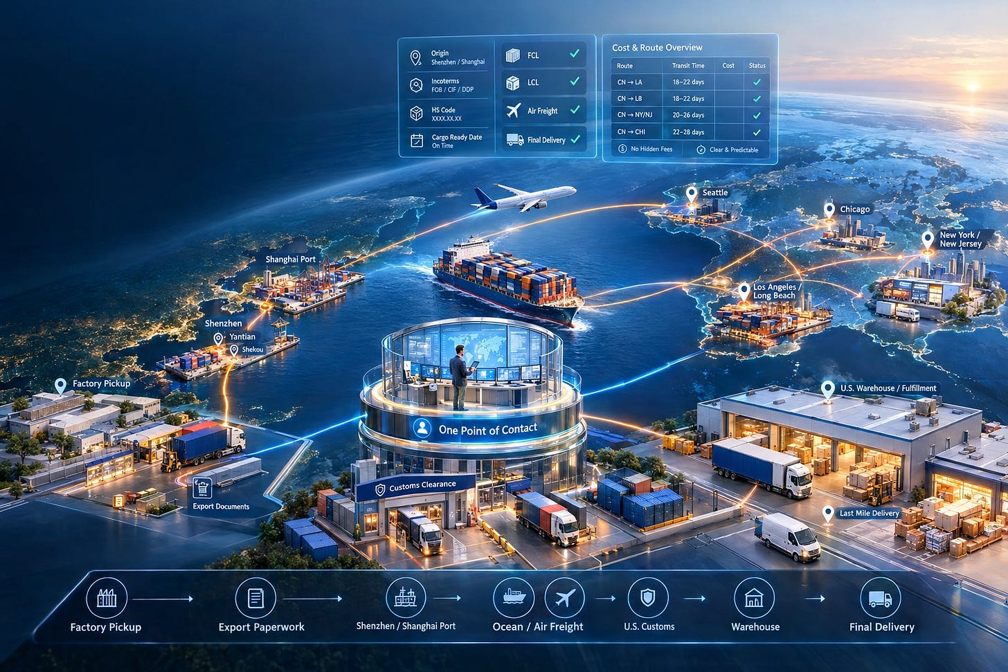 Shenzhen and Shanghai Freight Forwarder to USA Shenzhen and Shanghai Freight Forwarder to USA | AEB Logistics