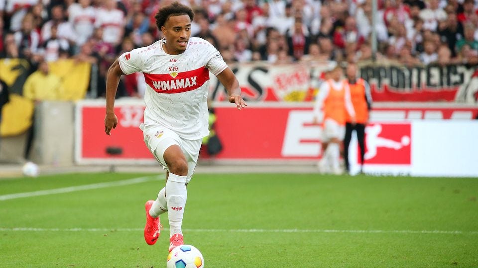 VfB Stuttgart | Jamie Leweling vor Union Berlin-VfB Stuttgart 2324