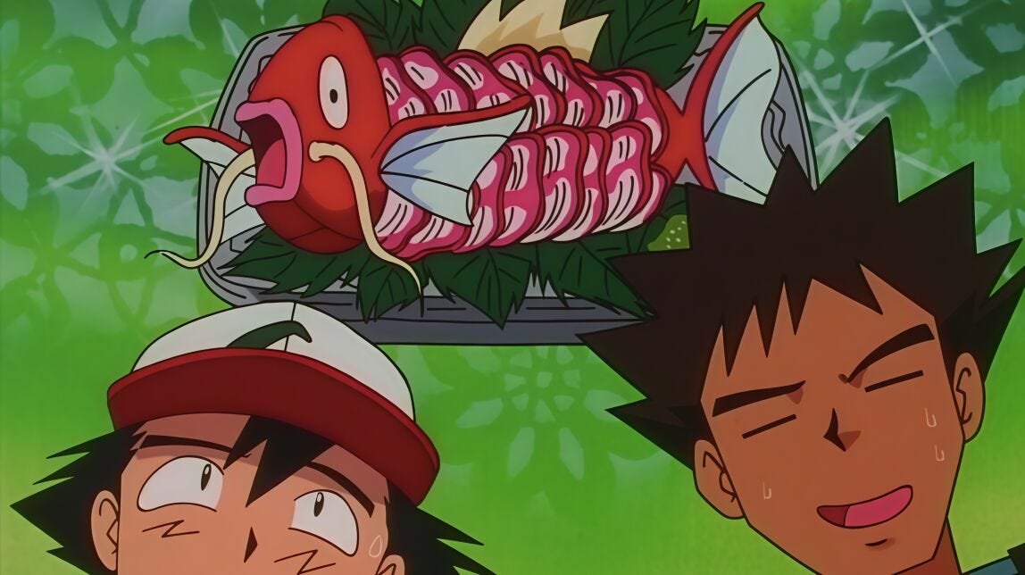 Pokémon Are Either Friends or Food