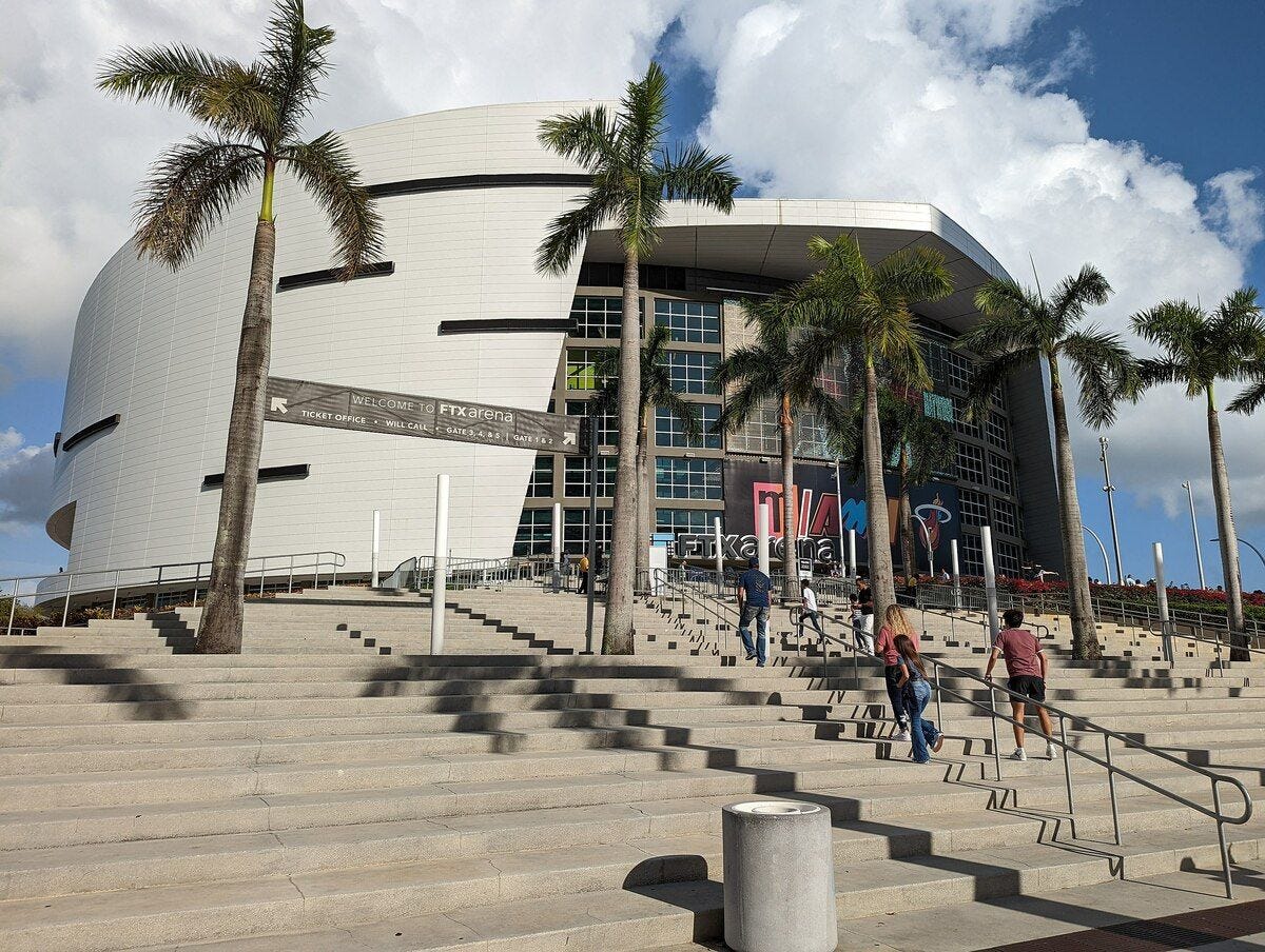 FTX Arena, briefly Home of the Miami Heat FTX Arena, briefly Home of the Miami Heat
