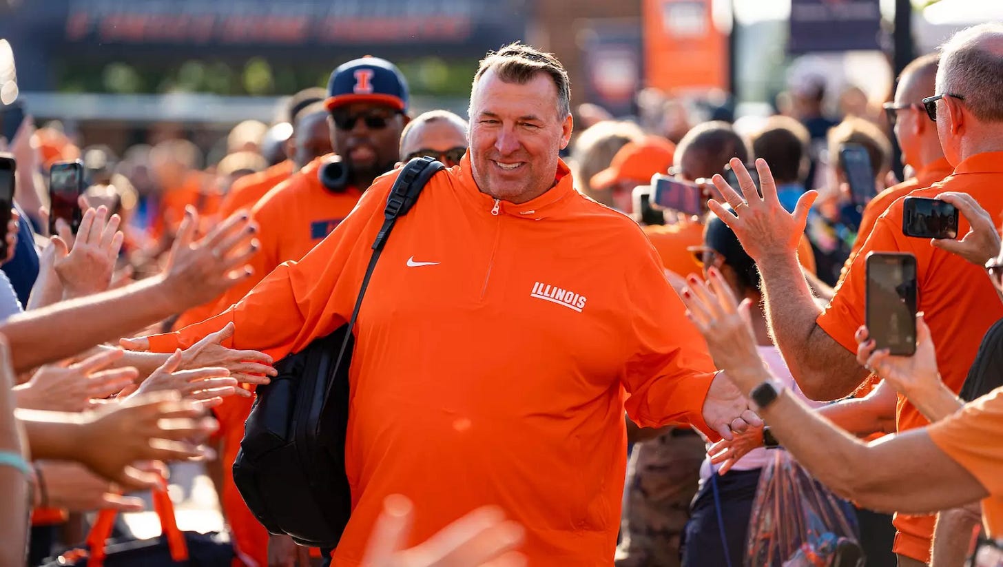 Bielema Named to Dodd Trophy Watch List - University of Illinois Athletics