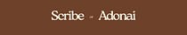 Scribe of Adonai