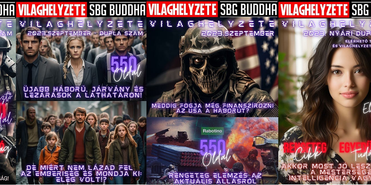 📌 VilagHelyzete Könyvújság 2023. SZEPTEMBER - DUPLA SZÁM 550 oldalon hamarosan 