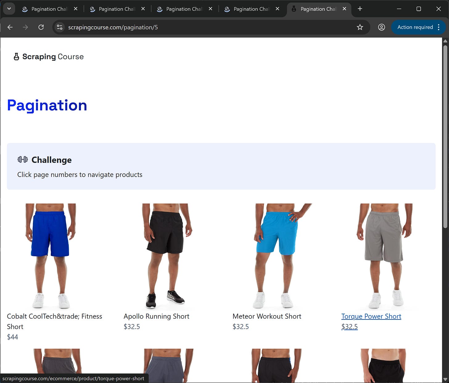 Note the 5 tabs opened by Pydoll in the same Chromium instance Note the 5 tabs opened by Pydoll in the same Chromium instance