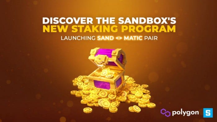Sandbox staking program on Polygon