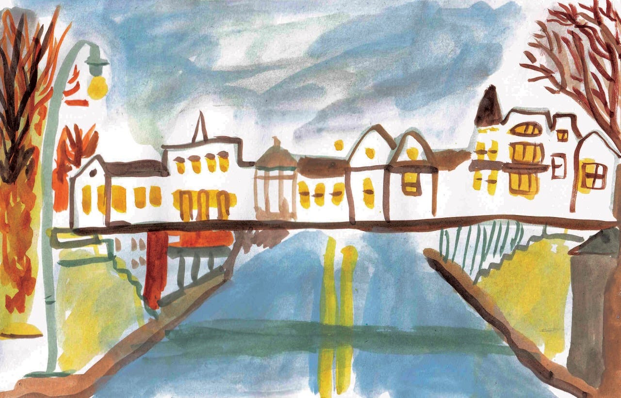cooper young trestle illustration by Beth Spencer