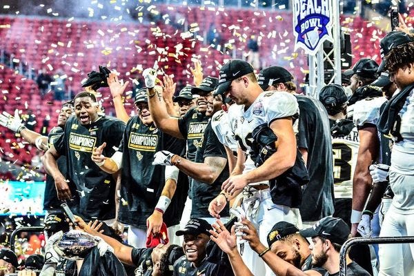 If the 12-team playoff system was in place, UCF's 2017 undefeated club would have been in. If the 12-team playoff system was in place, UCF's 2017 undefeated club would have been in.