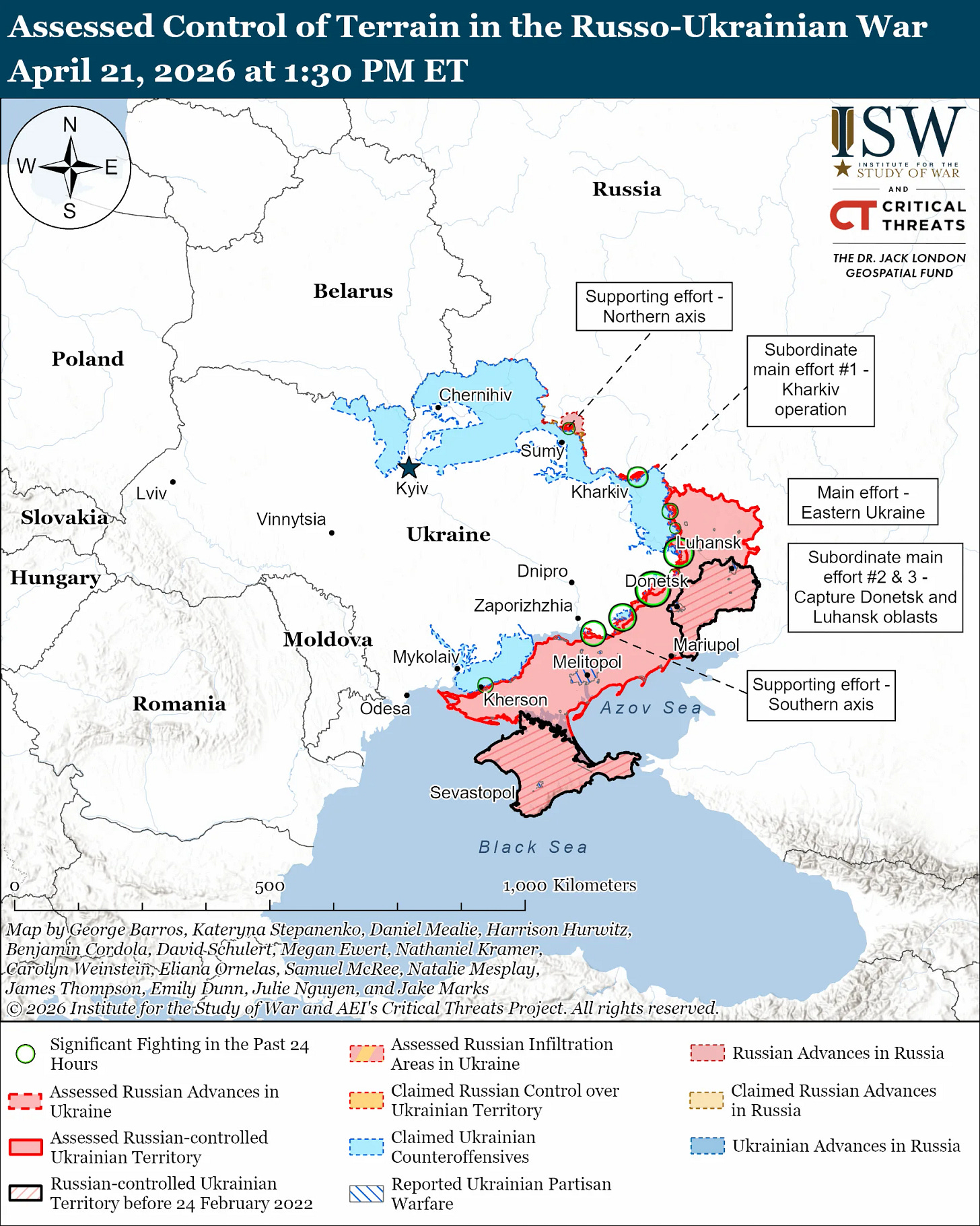 Russian Offensive Campaign Assessment, April 21, 2026 | ISW