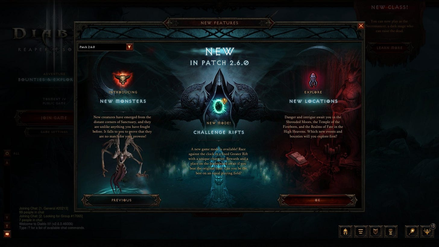Diablo III Patch 2.6.0
