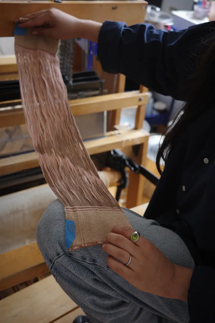 In conversation with Carolina Jimenez: Motherhood, Weaving and Ephemeral Moments