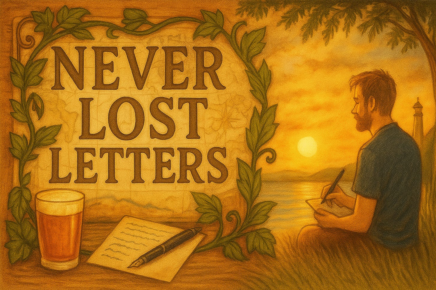 Never Lost Letters logo