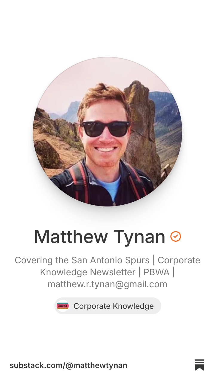 Matthew Tynan | Substack
