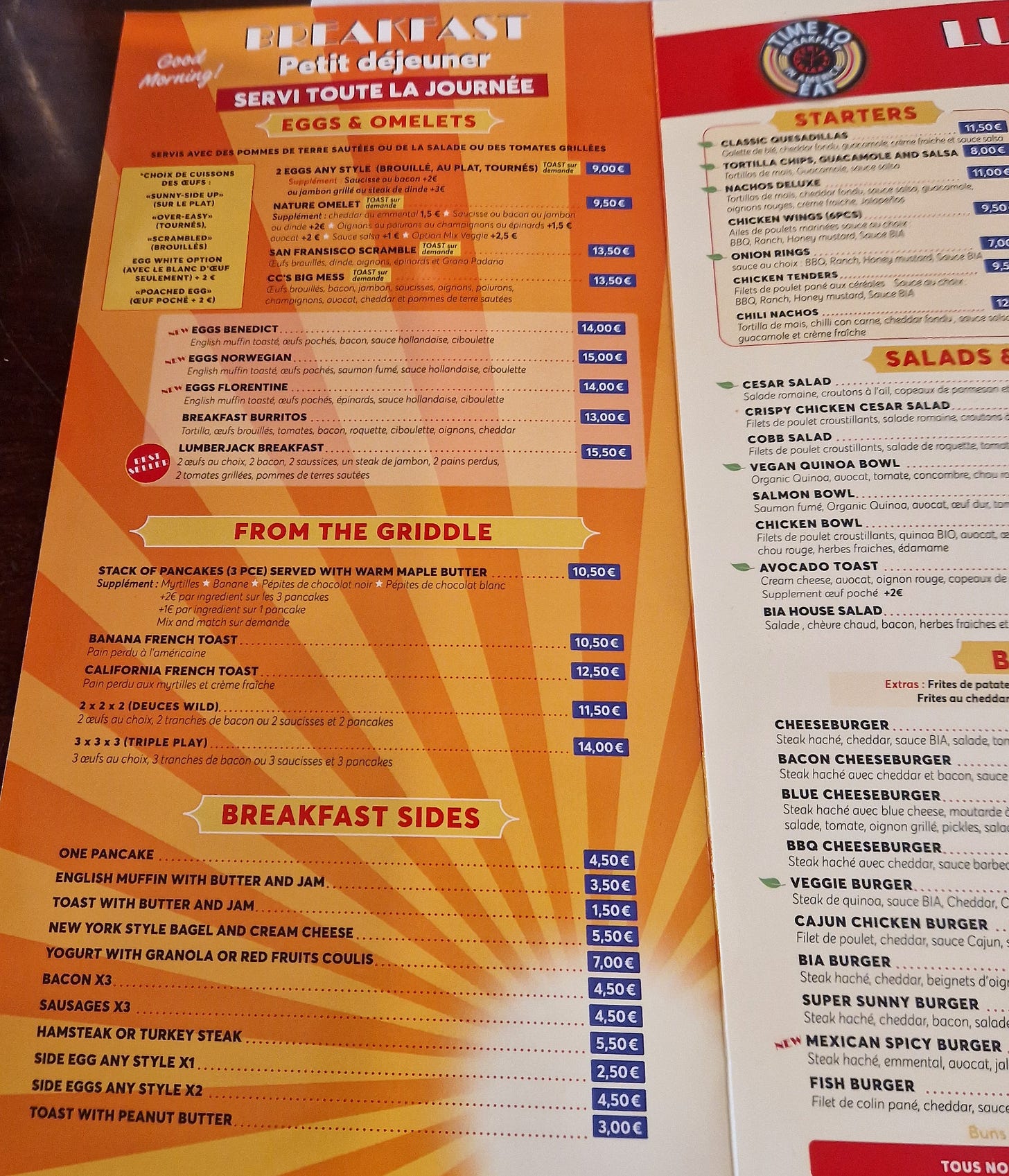 Paris: American Breakfast