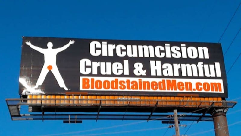 Billboard for circumcision